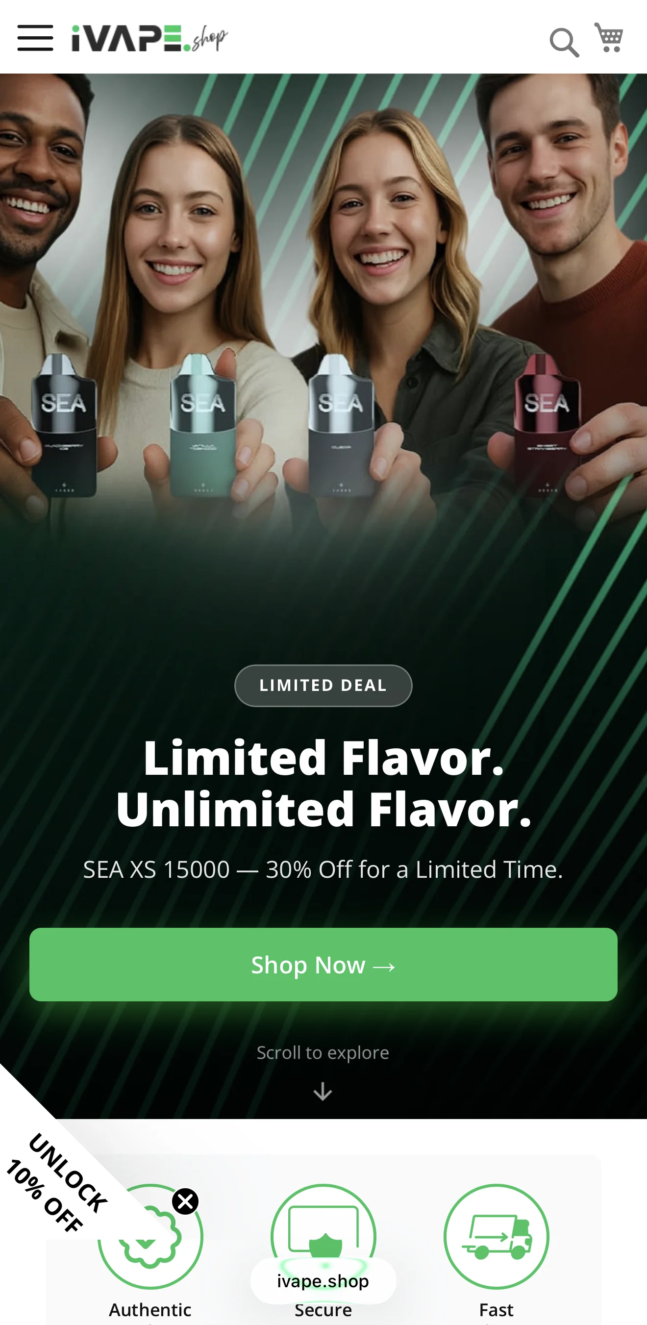 Home Page Mobile View