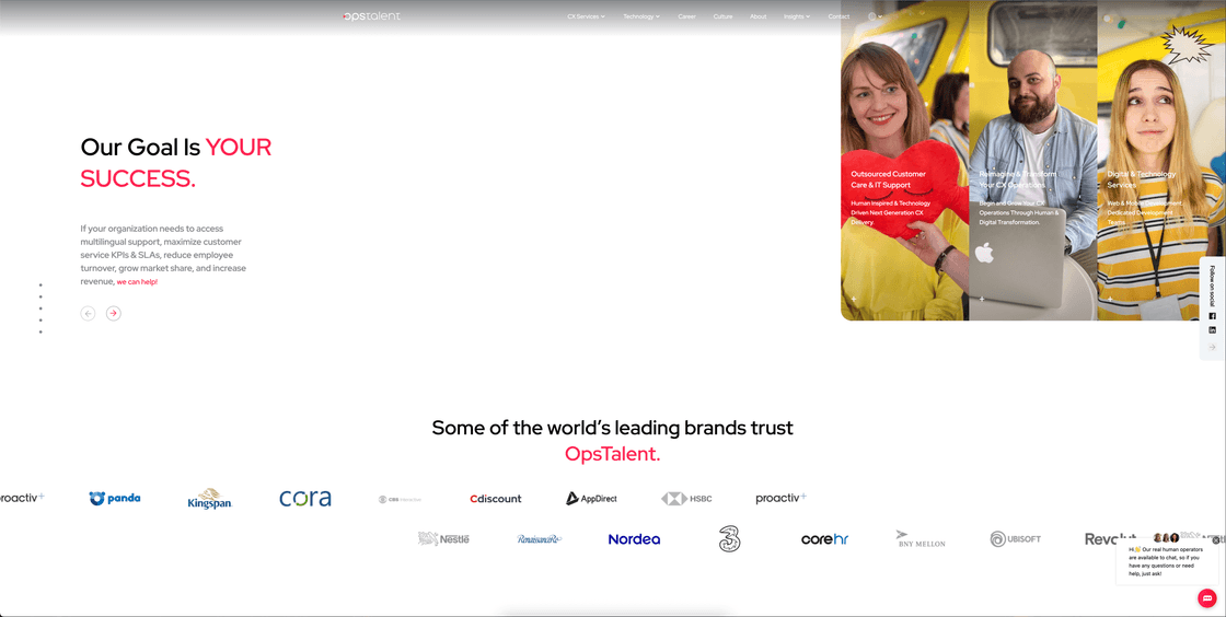 Home Page Secondary Section