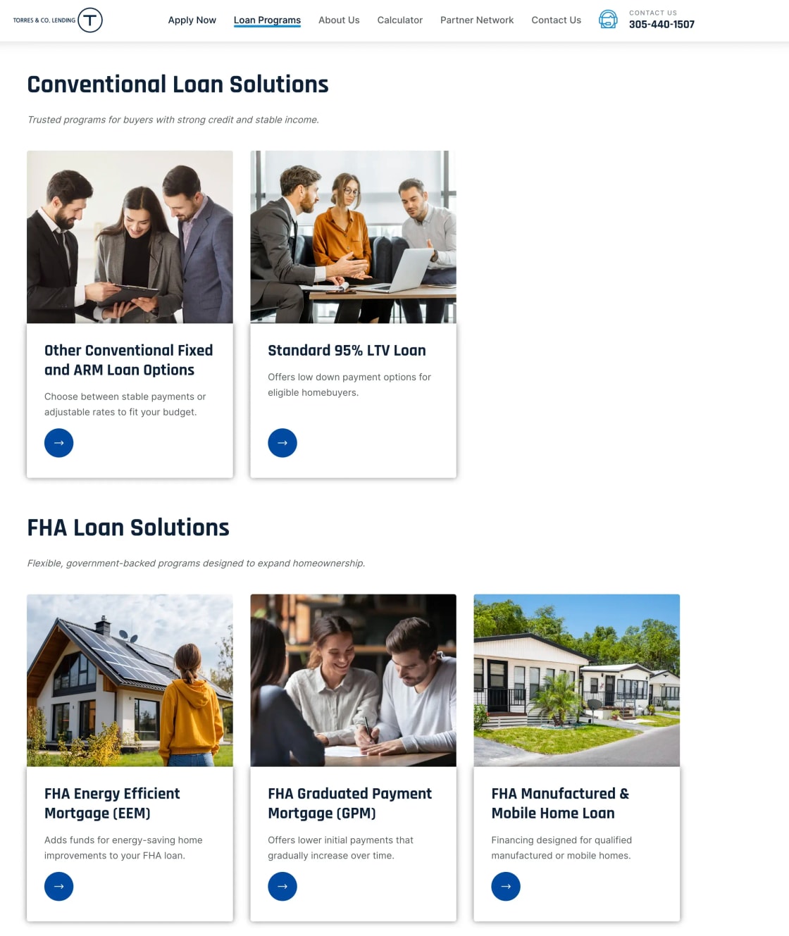 Loan Programs Detail View