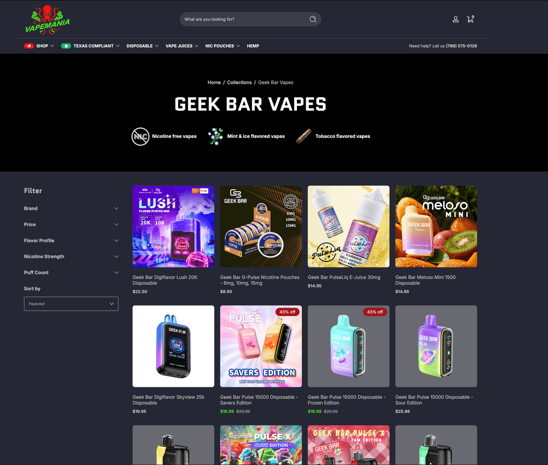Collections Page View
